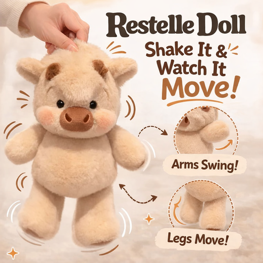 Restelle® Running Highland Cow Plushy