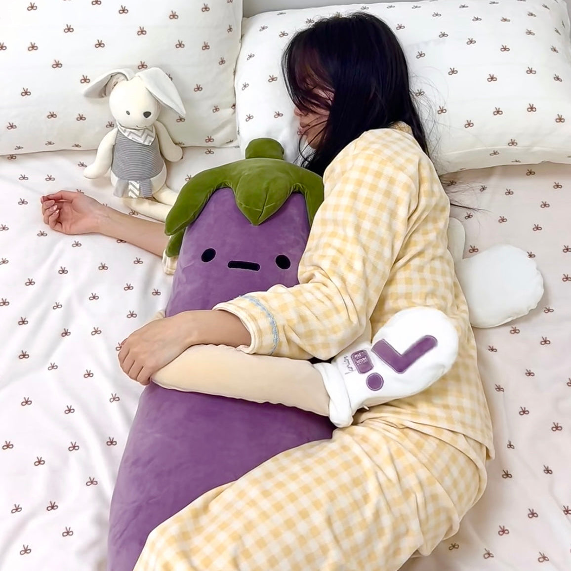 Restelle Soothing Eggplant Doll Plush