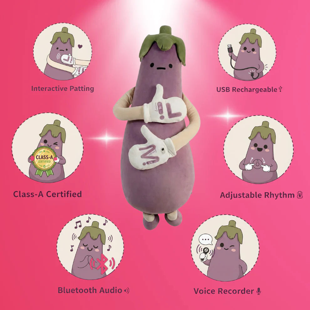 Restelle Soothing Eggplant Doll Plush